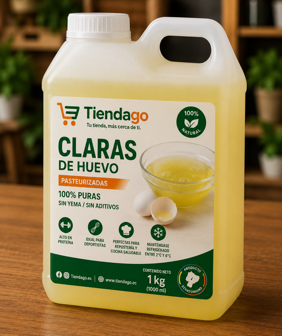 Claras de huevo